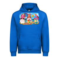 Cobalt summer gnomes Urban Hoodie - NancyCooperArtShop