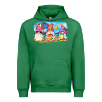 Emerald summer gnomes Urban Hoodie - NancyCooperArtShop