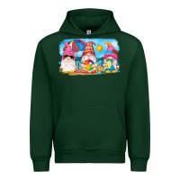 Forest Green summer gnomes Urban Hoodie - NancyCooperArtShop