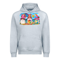 Heather Grey summer gnomes Urban Hoodie - NancyCooperArtShop