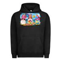 Pigment Black summer gnomes Urban Hoodie - NancyCooperArtShop
