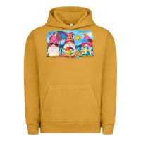 Pigment Peanut Butter summer gnomes Urban Hoodie - NancyCooperArtShop