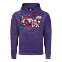 Cloud Purple American nurse coffee cups Vintage Hoodie - Zillion Design Studio