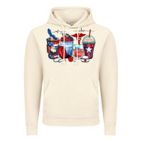 Vintage Artic American nurse coffee cups Vintage Hoodie - Zillion Design Studio