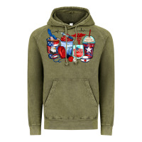 Vintage Olive American nurse coffee cups Vintage Hoodie - Zillion Design Studio