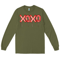Valentine's Day Xoxo Balloon Long Sleeve Tee | Teevron