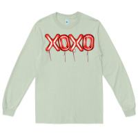 Matcha Valentine's Day Xoxo Balloon Long Sleeve Tee - Artiststas