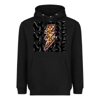 Black nurse lightning bolt Heavyweight Hoodie - MaliasSmallBusiness