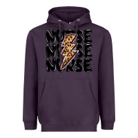 Plum nurse lightning bolt Heavyweight Hoodie - MaliasSmallBusiness