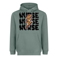 Sage nurse lightning bolt Heavyweight Hoodie - MaliasSmallBusiness