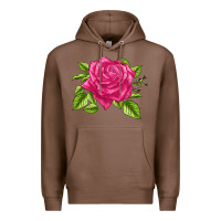 Chestnut Perfume Delight Rose Premium Hoodie - LillyAllenDesigns