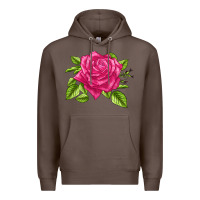 Coffee Perfume Delight Rose Premium Hoodie - LillyAllenDesigns