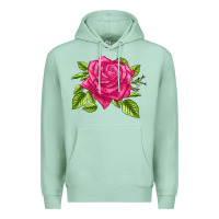 Seafoam Perfume Delight Rose Premium Hoodie - LillyAllenDesigns