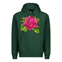 Sports Green Perfume Delight Rose Premium Hoodie - LillyAllenDesigns