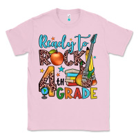 Bubblegum Pink ready to rock 4th grade Classic Tee - JahusDesignShop
