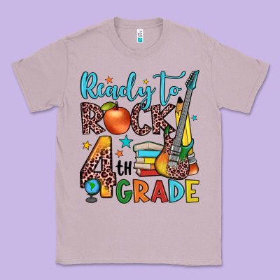 Ready To Rock 4th Grade Classic Tee Designed By Jahusdesignshop
