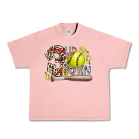 Salmon three up down softball Urban Heavy Tee - RacoonDesign