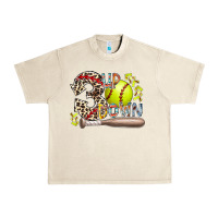 Sandshell three up down softball Urban Heavy Tee - RacoonDesign
