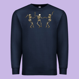 Dancing Skeletons Premium Sweatshirt Designed By Maliassmallbusiness