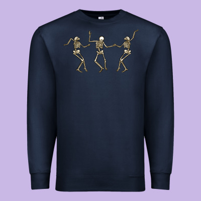 Dancing Skeletons Premium Sweatshirt Designed By Maliassmallbusiness