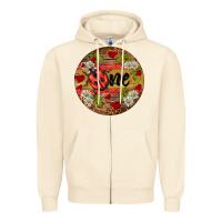 Sandshell ladybug one ornament Zipper Hoodie - BarkalooDesign