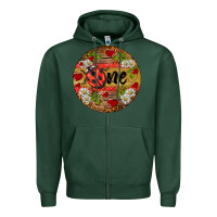 Sports Green ladybug one ornament Zipper Hoodie - BarkalooDesign