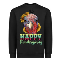 Black happy thanksgiving turkey Heavyweight Sweatshirt - RanaPortraitStore