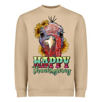 Mushroom happy thanksgiving turkey Heavyweight Sweatshirt - RanaPortraitStore