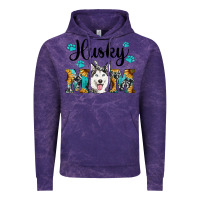 Cloud Purple husky mom western Vintage Hoodie - RanaPortraitStore