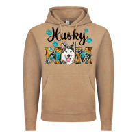 Vintage Coffee husky mom western Vintage Hoodie - RanaPortraitStore