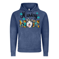 Vintage Denim husky mom western Vintage Hoodie - RanaPortraitStore