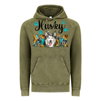 Vintage Olive husky mom western Vintage Hoodie - RanaPortraitStore