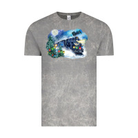 Cloud Rock polar express winter Vintage Tee - FaDigitalArtStudio