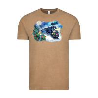Vintage Coffee polar express winter Vintage Tee - FaDigitalArtStudio
