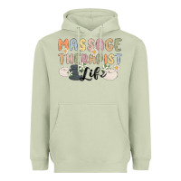 Matcha massage therapist life Heavyweight Hoodie - MaliasSmallBusiness
