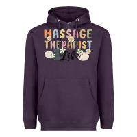 Plum massage therapist life Heavyweight Hoodie - MaliasSmallBusiness