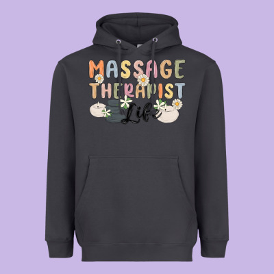 Massage Therapist Life Heavyweight Hoodie Designed By Maliassmallbusiness