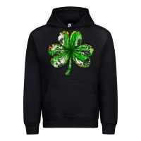 Shamrock With Leopard And Cowhide Urban Hoodie | Teevron