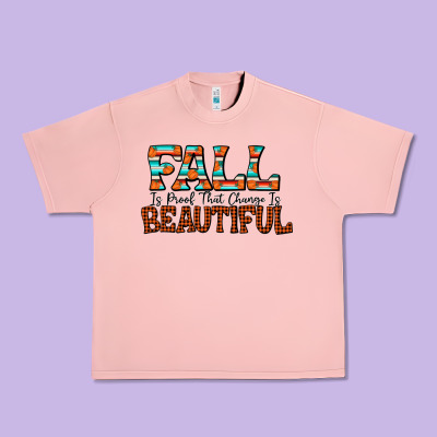 Fall Is Proof That Change Is Beautiful Urban Heavy Tee Designed By Cowhidedigitalart