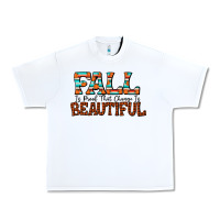 White fall is proof that change is beautiful Urban Heavy Tee - CowhideDigitalArt