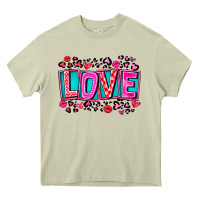 Mossy Love Valentine Heavy Core Tee - CowhideDigitalArt