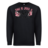 Black this is just a chapter not the whole story Premium Sweatshirt - MaliasSmallBusiness