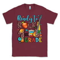 Burgundy ready to rock 1st grade Classic Tee - JahusDesignShop