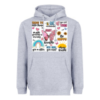 Heather Grey positive affirmations Heavyweight Hoodie - MaliasSmallBusiness