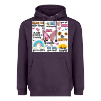 Plum positive affirmations Heavyweight Hoodie - MaliasSmallBusiness