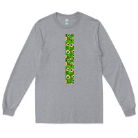 Heather Grey Halloween Key Fob Long Sleeve Tee - BundleAndBundleShop