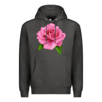 Charcoal Heather Perfume Delight Rose Premium Hoodie - LillyAllenDesigns