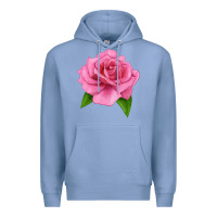 Colony Blue Perfume Delight Rose Premium Hoodie - LillyAllenDesigns