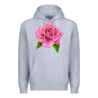 Heather Grey Perfume Delight Rose Premium Hoodie - LillyAllenDesigns