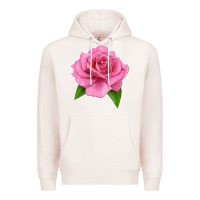 Pale Pink Perfume Delight Rose Premium Hoodie - LillyAllenDesigns